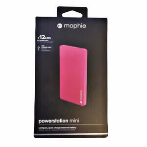 MOPHIE PORTABLE CHARGER 3000 mAh FOR MOST USB-ENABLED DEVICES BRIGHT PINK NEW